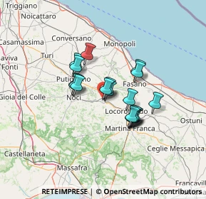 Mappa 70011 Alberobello BA, Italia (10.20368)