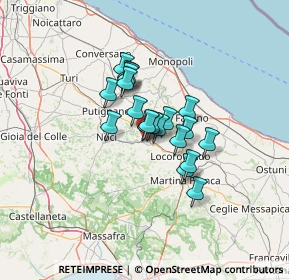 Mappa Strada Comunale Barsento, 70011 Alberobello BA, Italia (9.019)