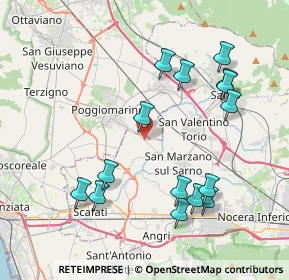 Mappa Via Nuova San Marzano, 84018 Scafati SA, Italia (4.54867)
