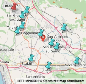 Mappa Via Nuova San Marzano, 84018 Scafati SA, Italia (4.90833)