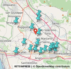 Mappa Via Nuova San Marzano, 84018 Scafati SA, Italia (4.36056)