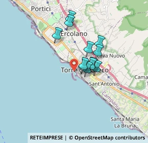 Mappa Via Spiaggia del Porto, 80059 Torre del Greco NA, Italia (1.28083)