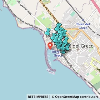 Mappa Via Spiaggia del Porto, 80059 Torre del Greco NA, Italia (0.2925)