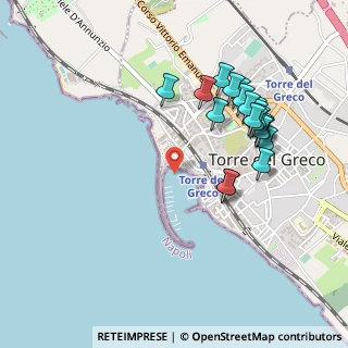 Mappa Via Spiaggia del Porto, 80059 Torre del Greco NA, Italia (0.53)