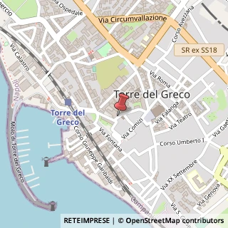 Mappa Via Costantinopoli, 33, 80059 Torre del Greco, Napoli (Campania)