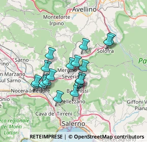 Mappa Piazza Alfredo Rocco, 84085 Mercato San Severino SA, Italia (6.32105)