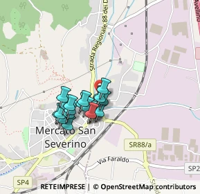 Mappa Piazza Alfredo Rocco, 84085 Mercato San Severino SA, Italia (0.339)