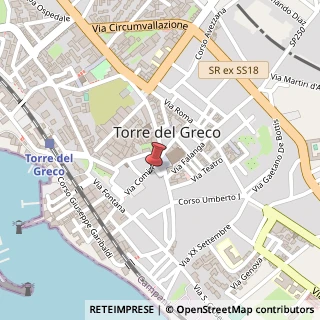 Mappa Piazza Santa Croce, 2, 80059 Torre del Greco, Napoli (Campania)