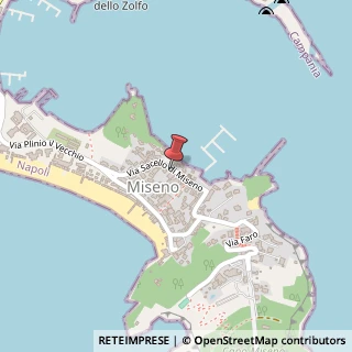 Mappa Via Sacello di Miseno, 30, 80070 Bacoli, Napoli (Campania)
