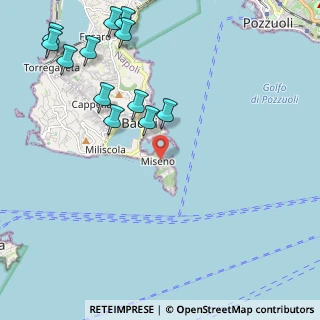 Mappa Frazione Miseno, 80070 Bacoli NA, Italia (2.81833)
