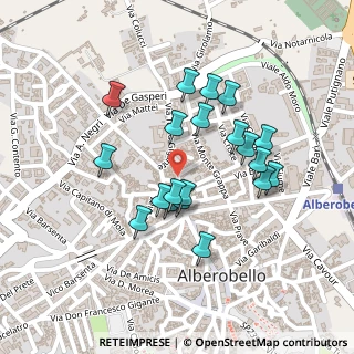 Mappa Vico Tenente Oronzo Gigante, 70011 Alberobello BA, Italia (0.213)