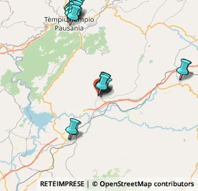 Mappa Via Monte Acuto, 07022 Berchidda SS, Italia (9.8785)