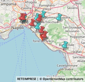 Mappa Piazzale Senza Nome, 80059 Torre del Greco NA, Italia (7.30333)