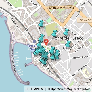 Mappa Piazzale Senza Nome, 80059 Torre del Greco NA, Italia (0.185)