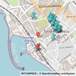 Mappa Piazzale Senza Nome, 80059 Torre del Greco NA, Italia (0.2825)