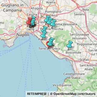 Mappa Piazzale Senza Nome, 80059 Torre del Greco NA, Italia (7.81733)