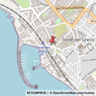 Mappa Piazzale Ferrovia, 7, 80059 Torre del Greco, Napoli (Campania)