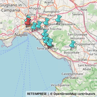 Mappa Strada Circumvallazione, 80059 Torre del Greco NA, Italia (6.76385)