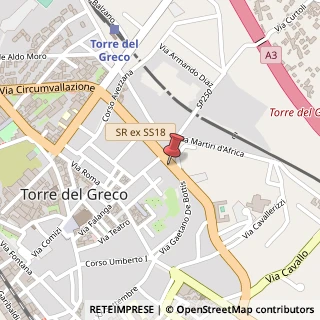 Mappa Via Circonvallazione, 131, 80059 Torre del Greco, Napoli (Campania)