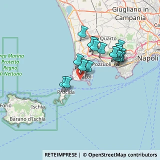 Mappa Via Miliscola, 80070 Monte di Procida NA, Italia (6.7215)