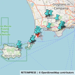 Mappa Via Miliscola, 80070 Monte di Procida NA, Italia (8.328)