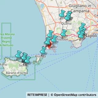 Mappa Via Miliscola, 80070 Monte di Procida NA, Italia (9.3285)