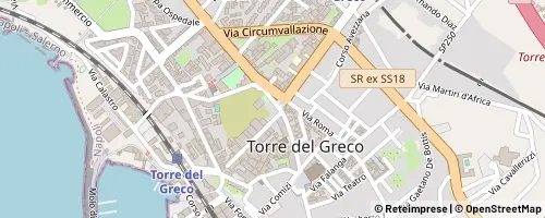 Mappa Torre del Greco