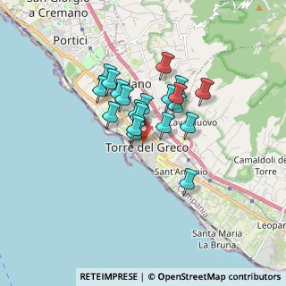 Mappa Via E. De Nicola, 80059 Torre del Greco NA, Italia (1.3105)