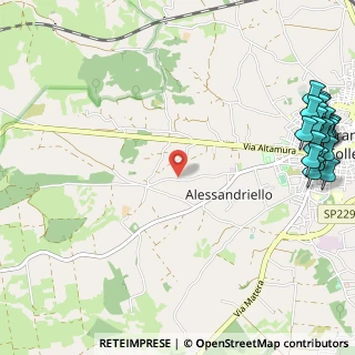 Mappa Contrada Denora, 70029 Santeramo In Colle BA, Italia (1.8215)