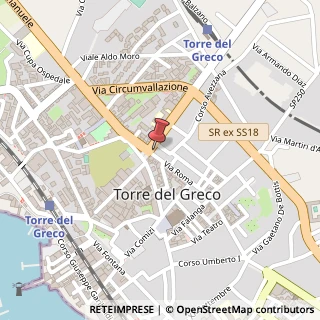 Mappa Via Vittorio Veneto, 1, 80059 Torre del Greco, Napoli (Campania)