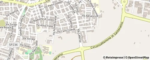 Mappa Santeramo in Colle