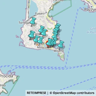 Mappa Via Lido Miliscola, 80070 Bacoli NA, Italia (1.20133)