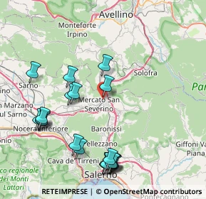 Mappa Via Regina Pacis, 84085 Mercato San Severino SA, Italia (9.9655)