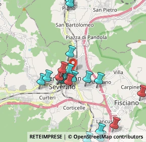 Mappa Via Regina Pacis, 84085 Mercato San Severino SA, Italia (2.3435)