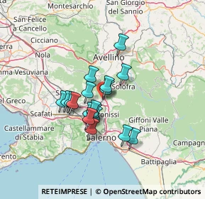 Mappa Via Regina Pacis, 84085 Mercato San Severino SA, Italia (10.27778)