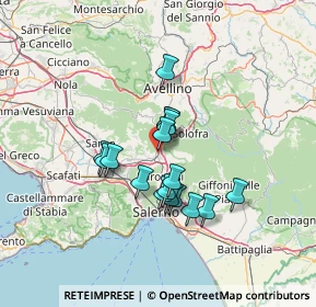 Mappa Via Regina Pacis, 84085 Mercato San Severino SA, Italia (10.98412)