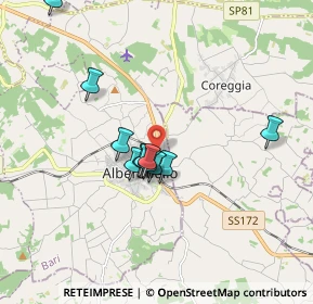 Mappa Via Angelantonio Lippolis, 70011 Alberobello BA, Italia (1.55091)