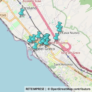 Mappa Via Pezzentelle, 80059 Torre del Greco NA, Italia (0.58071)