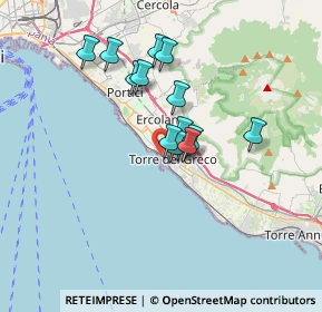 Mappa Via Calastro, 80059 Torre del Greco NA, Italia (2.76857)