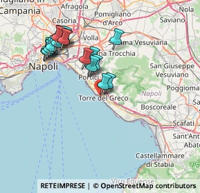 Mappa Via Calastro, 80059 Torre del Greco NA, Italia (7.97)