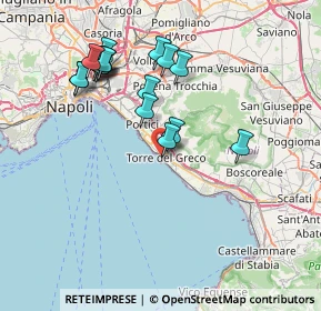 Mappa Via Calastro, 80059 Torre del Greco NA, Italia (7.97118)