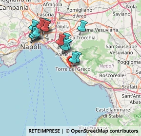 Mappa Via Calastro, 80059 Torre del Greco NA, Italia (8.0545)