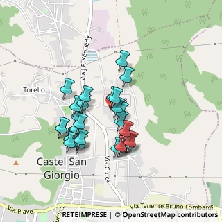 Mappa Via S. Maria di Costantinopoli, 84083 Castel San Giorgio SA, Italia (0.41071)