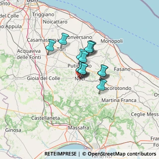 Mappa Via della Resistenza, 70015 Noci BA, Italia (8.294)