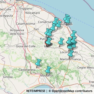 Mappa Via della Resistenza, 70015 Noci BA, Italia (14.299)