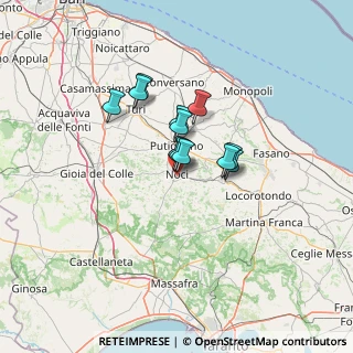 Mappa Via della Resistenza, 70015 Noci BA, Italia (9.1325)