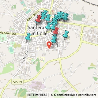 Mappa Via Orazio Santalucia, 70029 Santeramo in Colle BA, Italia (0.5355)