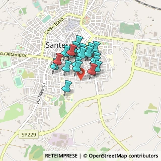 Mappa Via Orazio Santalucia, 70029 Santeramo in Colle BA, Italia (0.2895)
