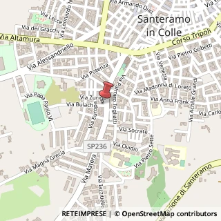 Mappa Via Matera, 70C, 70029 Santeramo in Colle, Bari (Puglia)