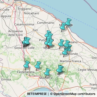 Mappa Via degli antichi mestieri, 70015 Noci BA, Italia (15.105)